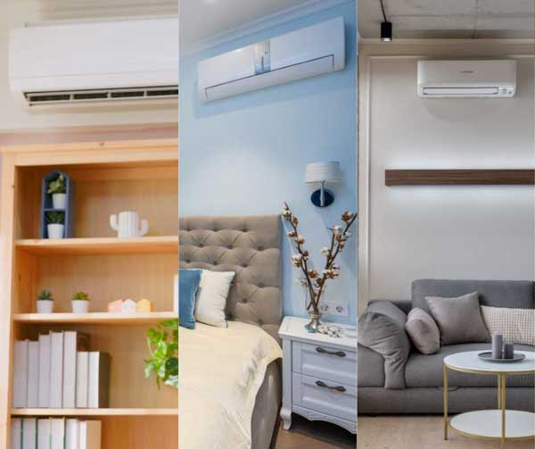 A zoned system allows different areas of the home or office to be at different temperatures.